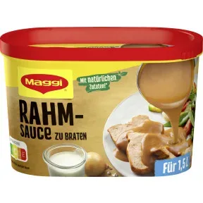 Maggi Rahmsauce zu Braten ergibt 1,5L