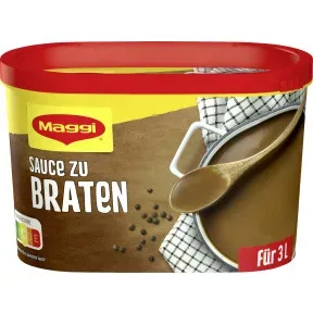 Maggi Sauce zu Braten ergibt 3L