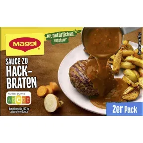 Maggi Sauce zu Hackbraten ergibt 2x 250ML