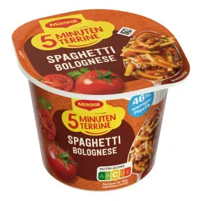 Maggi 5 Minuten Terrine Spaghetti Bolognese 60G