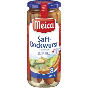 Meica 8 Saftbockwurst 540G
