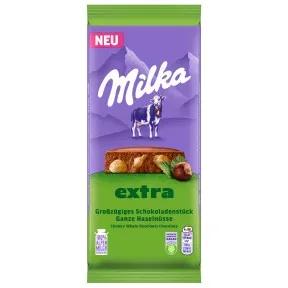 Milka extra Ganze Haselnüsse 190G