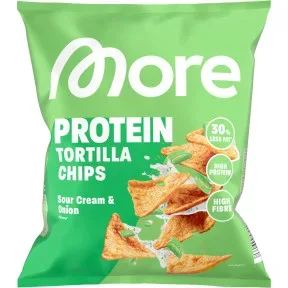 More Nutrition Tortilla Chips Sour Cream & Onion 50G