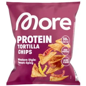 More Protein Tortilla Chips Western Style 50G