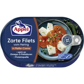 Appel zarte Heringsfilets in Pfeffer-Creme 200G