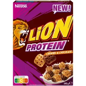 Nestle Lion Caramel & Chocolate Protein Cereal 340G