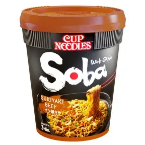 Nissin Cup Noodles Soba Sukiyaki Beef 89G