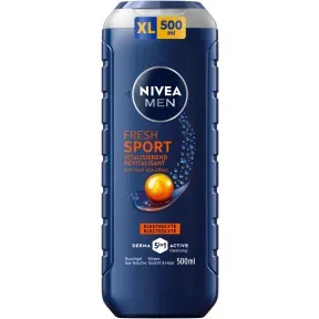 Nivea Men Duschgel 5in1 Fresh Sport vitalisierend Elektrolyte 250ML