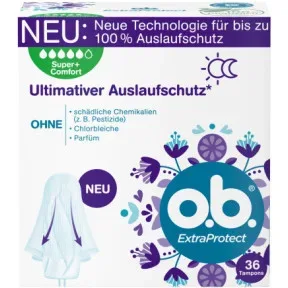 o.b. Extra Protect Tampons Super+Comfort 36ST