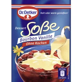 Dr.Oetker Dessert Soße Bourbon Vanille ohne Kochen 39G