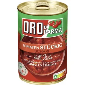 Oro di Parma Tomaten stückig scharf 400G