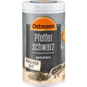 Ostmann Pfeffer schwarz gemahlen 40G