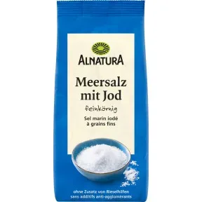 Alnatura Meersalz mit Jod 500G