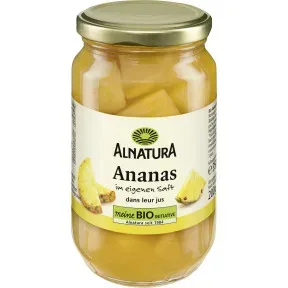 Alnatura Bio Ananasstücke im eigenen Saft 350G