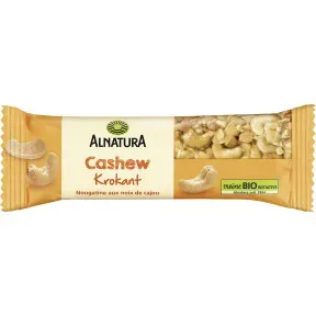 Alnatura Bio Cashew Krokant Riegel 30G