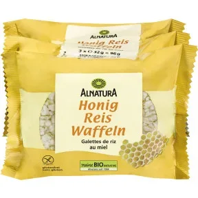 Alnatura Bio Honig Reis Waffeln 3ST 96G