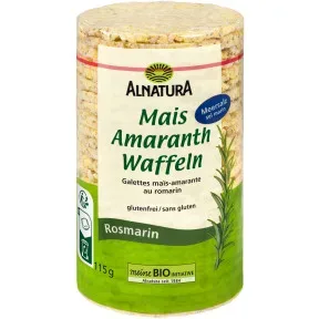 Alnatura Bio Mais-Amaranth Waffeln Rosmarin 115G