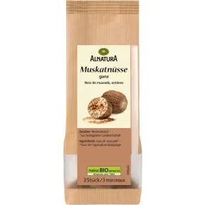 Alnatura Bio Muskatnüsse ganz 3ST