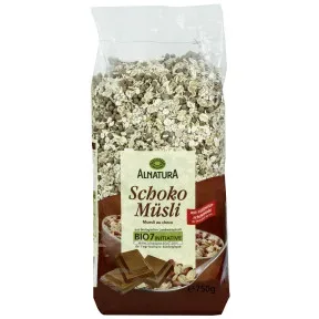 Alnatura Bio Schoko Müsli mit Vollmilch Schokolade 750G