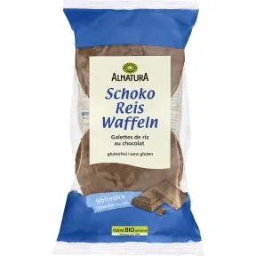 Alnatura Bio Schoko Reis Waffeln Vollmilch 100G