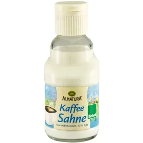 Alnatura Bio Kaffeesahne 10% Fett 165G