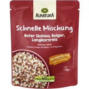 Alnatura Bio Schnelle Mischung Roter Quinoa,Bulgur, Langkornreis 250G