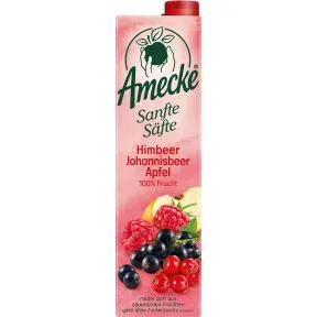 Amecke Sanfte Säfte Himbeer-Johannisbeer-Apfel 1L