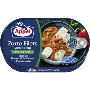 Appel zarte Heringsfilets in Paprika-Creme 200G