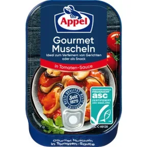 Appel Muscheln in Tomaten-Sauce 100G