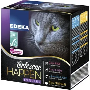 EDEKA Erlesene Happen in Gelee 8x 85G