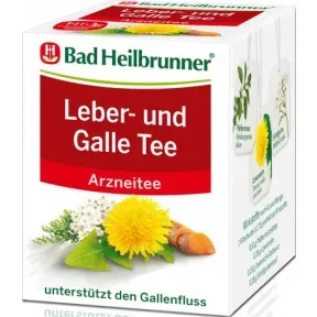 BAD HEILBRUNNER Tee Leber und Galle Filterbeutel 8X1.75 g Filterbeutel