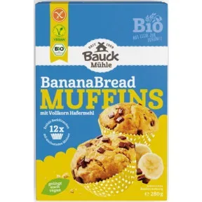 Bauck Mühle Bio Backmischung Bananenbrot Muffins glutenfrei 280G