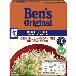 Ben's Original Langkorn-Reis Kochbeutel 500G