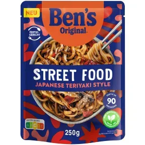Ben's Original Street Food Japanese Teriyaki Style Noodles 250G