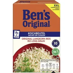 Ben's Original Langkorn-Reis Kochbeutel 1KG