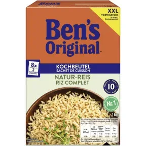 Ben's Original Natur-Reis Kochbeutel 1KG