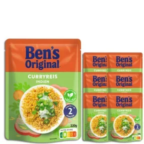 Ben's Original Express Curryreis Indien 6x220G