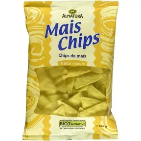 Alnatura Bio Mais Chips Natur 125G