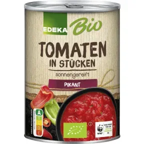 EDEKA Bio Tomaten in Stücken pikant 400G