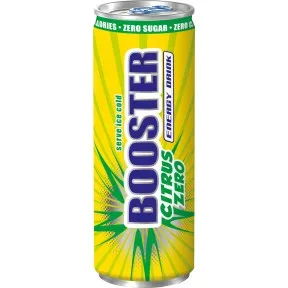 Booster Energy Drink Citrus Zero 0,33L Dose