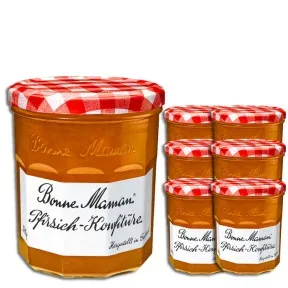 Bonne Maman Pfirsich-Konfitüre 6x370G