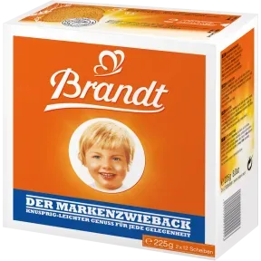 Brandt Markenzwieback 225G