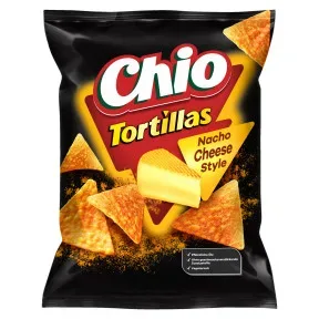 Chio Tortillas Nacho Cheese 110G