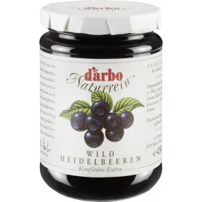 Darbo Naturrein Wildheidelbeeren Konfitüre Extra 450G