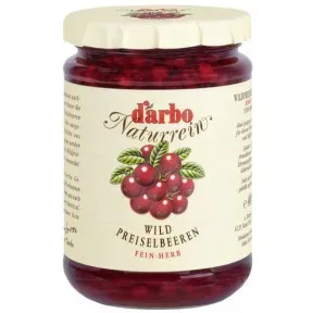 Darbo Naturrein Wildpreiselbeeren 400G