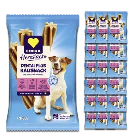EDEKA Herzstücke I Love Dental Plus Kausnack 18x7 Stück