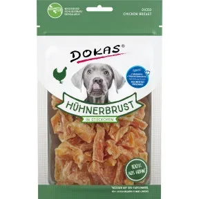 Dokas Hühnerbrust in Stückchen 70G