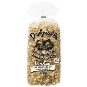 Dorfmühle Oberschwäbische Land-Nudeln Dinkel Bandnudeln 8mm 500G