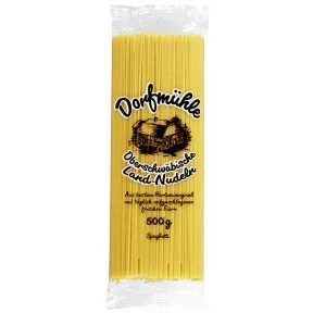 Dorfmühle Oberschwäbische Land-Nudeln Spaghetti 500G