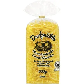 Dorfmühle Oberschwäbische Land-Nudeln Spiralen 500G